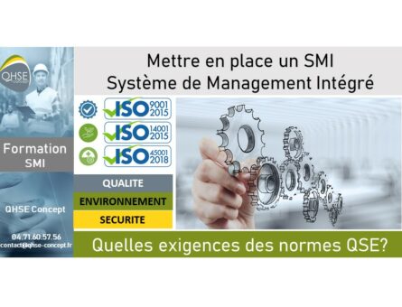 SMI Système de management intégré QHSE Concept