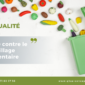 Gaspillage alimentaire QHSE Concept SI